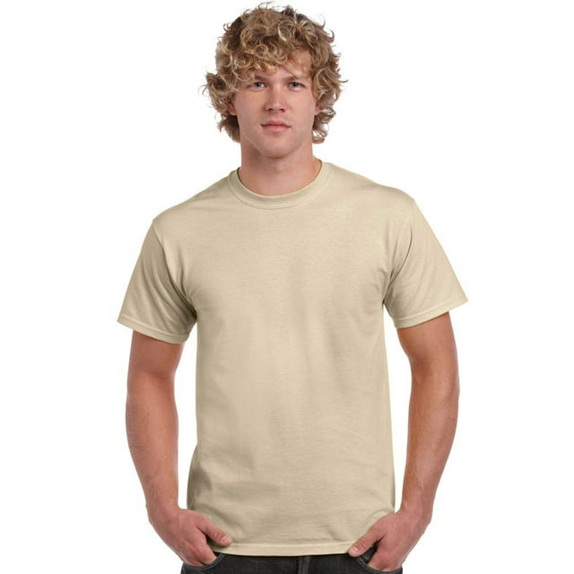Gildan-2000-Unisex Ultra Cotton® T-Shirt,Sand,1-Pack