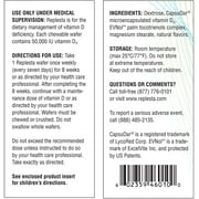 Replesta 50,000 IU Vitamin D3 Cholecalciferol, for Vitamin D Deficiency, 4 Count (Pack of 1)