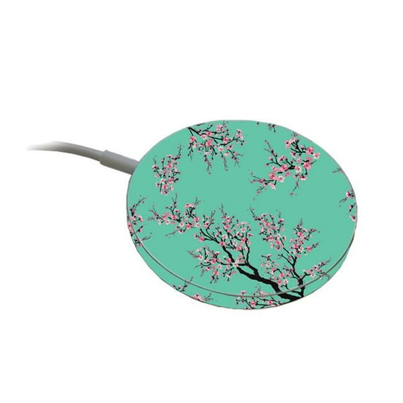 MightySkins APMACH-Cherry Blossom Tree Skin Compatible with Apple MagSafe Charger - Cherry Blossom Tree