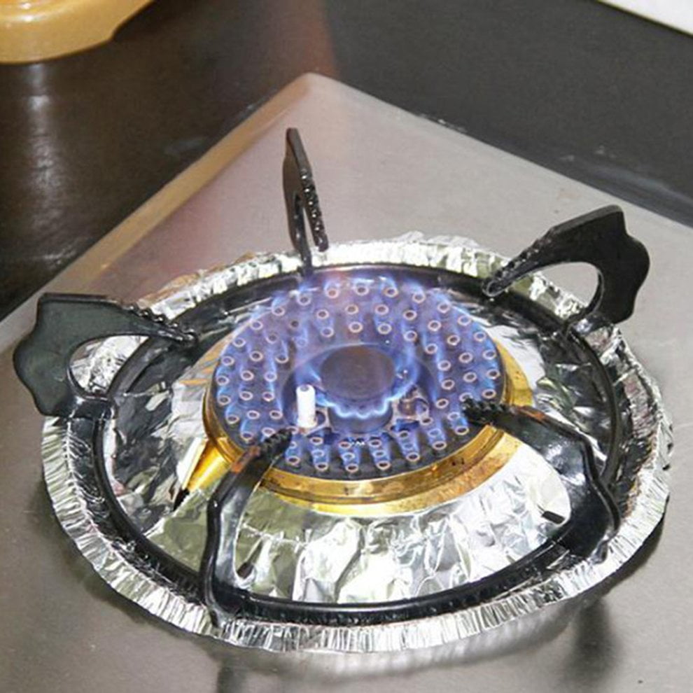 Kitchen gas stove aluminum foil paper gas stove tin foil high