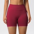 thumbnail image 4 of zbxnLI High Waist Yoga Shorts for Women Seamless Butt Lift Workout Shorts Compression Yoga Biker Shorts, 4 of 7