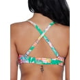 thumbnail image 2 of Square Neck Underwire Bralette Bikini Top Swimsuit, 2 of 6