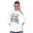 thumbnail image 4 of Vintage Mountain Sunset Adventure Long Sleeve TShirt Men Women Brisco Brands X, 4 of 6
