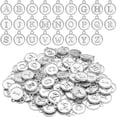 thumbnail image 2 of 2 Sets(52 pcs) Silver Alloy A-Z Initial Alphabet Letter Mixed Charms Pendants for DIY Jewelry Making,Bracelet and Crafting, 2 of 8
