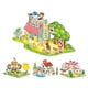 thumbnail image 3 of Gwong Juguete 4pcs / set Puzzle Toy Fine Workmanship Concentración Capacidad fácil de instalar niños Casa 3D Jigsaw Regalo de cumpleaños Gwong 30012071, 3 of 6