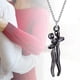 thumbnail image 5 of 2026 Hug Necklace Valentines Day Gifts Fashion Stainless Steel Couples Lover Pendant Embrace Chain For He, 5 of 5