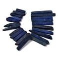 thumbnail image 3 of Natural Lazuli Beads Strands Rectangle Top Drilled 22-60x6-14x6-9mm Hole: 1.5-2mm 17-22pcs/strand 7.48''-8.07''(19-20.5cm), 3 of 5