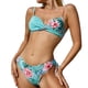 thumbnail image 1 of Gibobby Conjunto de Bañador Sexy Traje de baño de bikini con bloques de color de cintura alta Traje de baño dividido sexy europeo y americano(Azul,M), 1 of 5