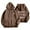 Brown, variant on YUGYXL Cute Hoodies for Oversized Graphic Hoodie Womens Fashion Sweatshirts with Hood Fleece Lined Hooded Pullover Beige L