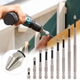 thumbnail image 7 of Drill Bit Set, 9PC Non-Slip Hex Drill Bit Set - Super Hard K5 Threaded Screwdriver Heads for Electric Tools (Anti-Slip Magnetic Construction), 7 of 7