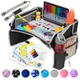 thumbnail image 1 of Bandeja de viaje PILLANI Kids para asiento de coche con juegos y bolígrafos para colorear, 1 of 5