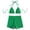 Green*, variant on RUTAYY Women's Bikini Sets Solid Color Tankini Swimwear with Shorts 2 Piece Bathing Swimming Water Sport Swimsuit
