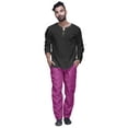 thumbnail image 2 of Atasi Men Solid Dupion Ready Made Pajama Ethnic Wear Adjustable Elastic Pants, 2 of 5