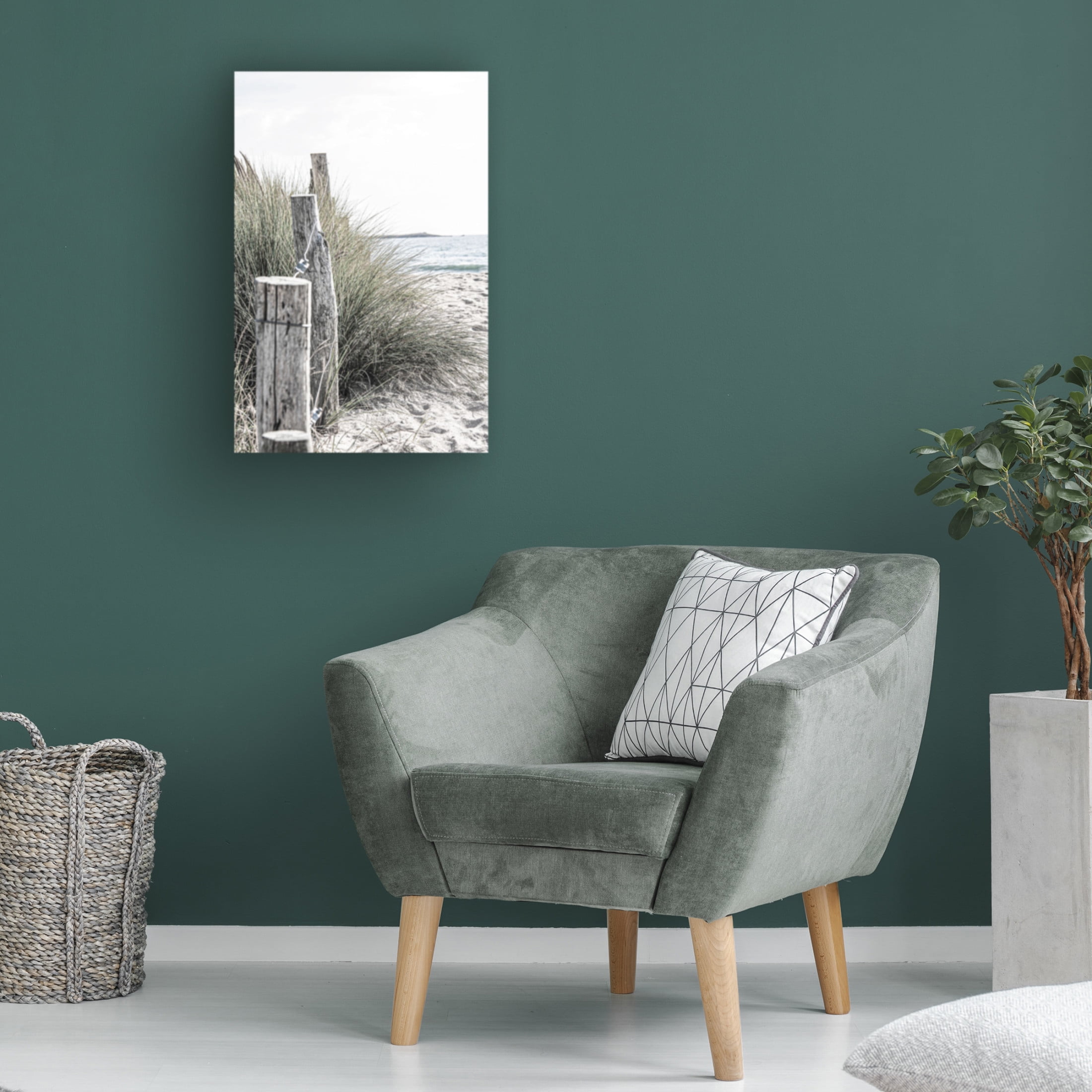 Canvas Wall Art - Incado 'Coastal V' Wall Art for Living Room, Bedroom, or Office Décor by Trademark Fine Art - 22 x 32 Inches