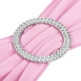 thumbnail image 4 of Uxcell 14"x5" Stretch Chair Sashes Bows Chair Bands Sashes with Buckle Slider Pink 10 Pack, 4 of 5