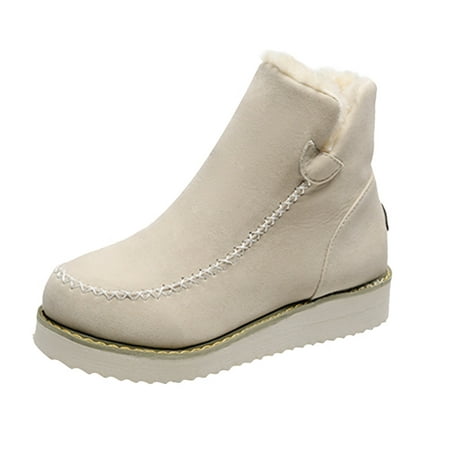 

bvgfsahne Women s Shoes Fashion Casual And Cotton Boots Warm Winter Snow Short Boots