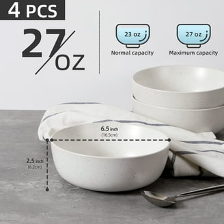 Trade Shop - Set 12 Pz Piatto Ciotole Rotonde Antipasti In Porcellana