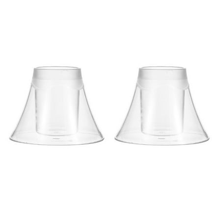 

2PCS Volcano Shape Fruit Fork Container Creative Storage Holder (Transparent)