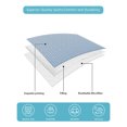 thumbnail image 5 of Blue Striped Twin Size Down Alternative Comforter, Lightweight Comforter Quilt Bedding Set with Pillow Shams Modern Minimalist Ombre Vertical Stripes All Seasons Bed Comforter Duvet Insert 68"x86", 5 of 7