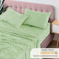 thumbnail image 5 of Lux Decor Collection 4 Piece Twin XL Bed Sheets Set - Luxury Soft Microfiber Bed Sheets Set Deep Pocket - Twin XL, Sage, 5 of 9