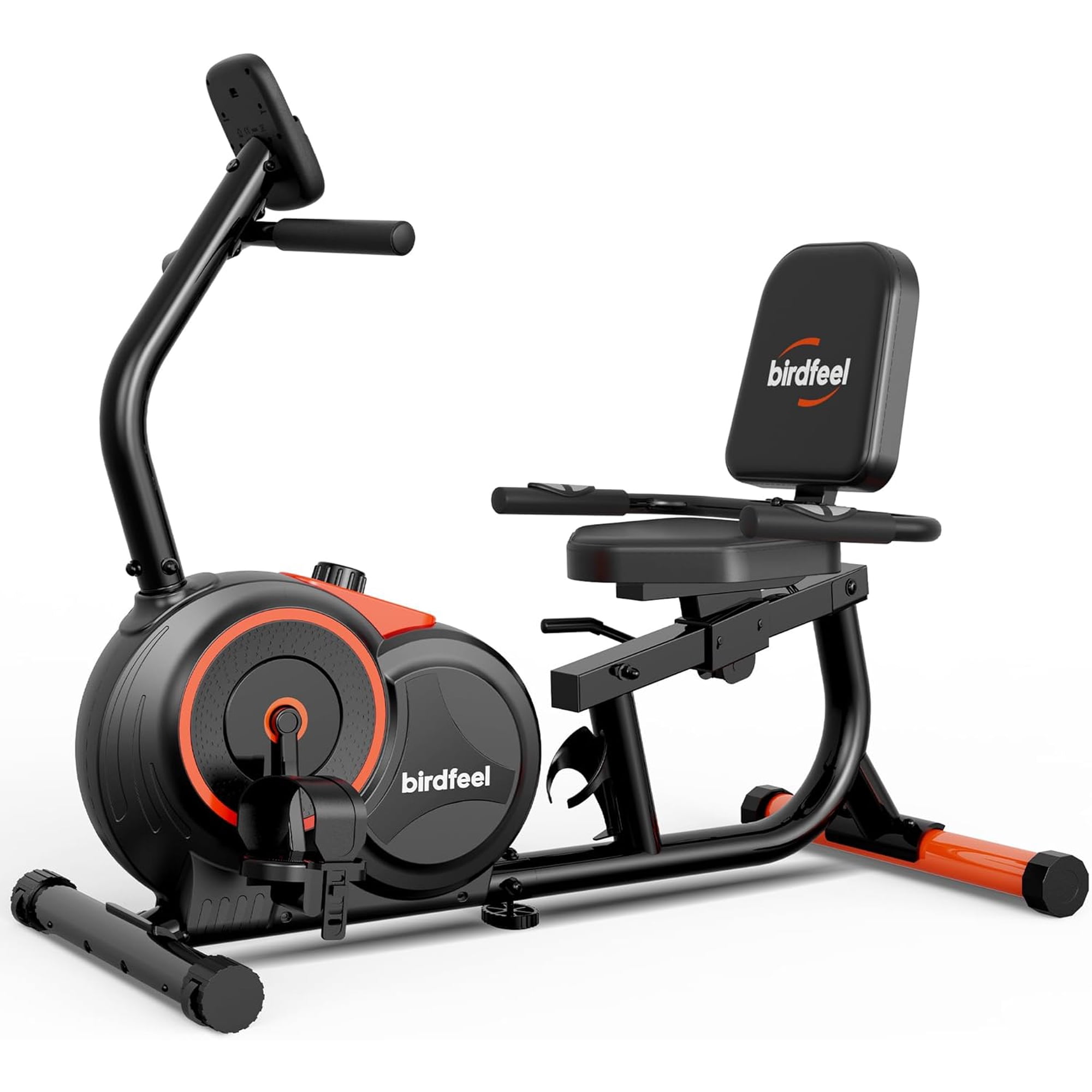 Recumbent Exercise Bike for Home,Recumbent Stationary Bikes for Adults & Seniors,Load Capacity of 400 pounds,Equipped with 16 Adjustable Gears, and Soft Adjustable Seats