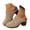 Beige, variant on Womens Summer Sandals Cutout Block Heel Slip-On Clogs Casual Fashion Flower Embroidery Closed Toe Holiday Slippers