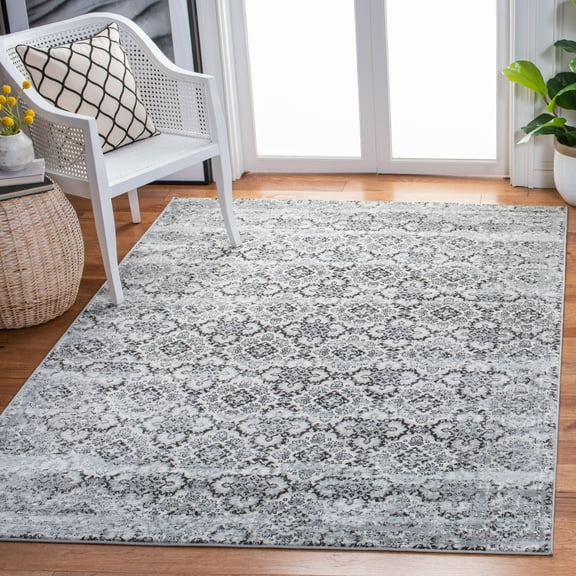 SAFAVIEH Lagoon Collection LGN230F Grey / Ivory Rug