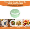 thumbnail image 4 of ANGGREK Thermal Lunch Box Stackable Hot Food Insulated Box 304 Stainless Steel Round Lunchbox Sealed Food Containers,Stackable Thermal Lunch Box,Thermal Lunchbox, 4 of 9