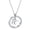 C, variant on 26 Letters Necklace Encircled by Love Stainless Steel Minimalist Open Circle with Engraved Heart for Her D