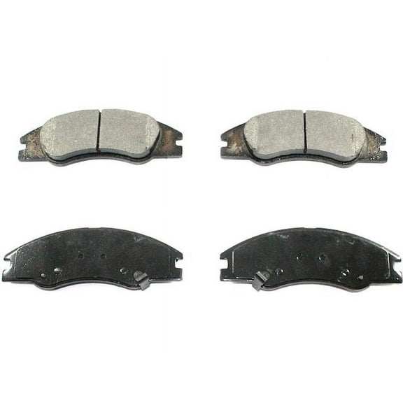 Front Brake Pad Set - Compatible with 2004 - 2009 Kia Spectra 2005 2006 2007 2008