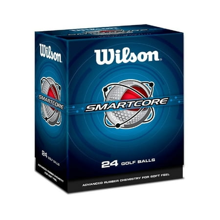 Wilson Smart-Core Golf Balls, 24 Pack