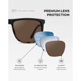 thumbnail image 4 of Anteojos de Sol WearMe Pro Jacob Polarizados de Parte Superior Plana para Hombre, 4 of 8