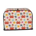 thumbnail image 2 of Fotbe Crabs And Seastars for Two Slice Toaster Cover, Fingerprint Protector, Super Soft Appliance Cover And Dust Cover,Bread Dust Cover & Fingerprint Protection, 2 of 7