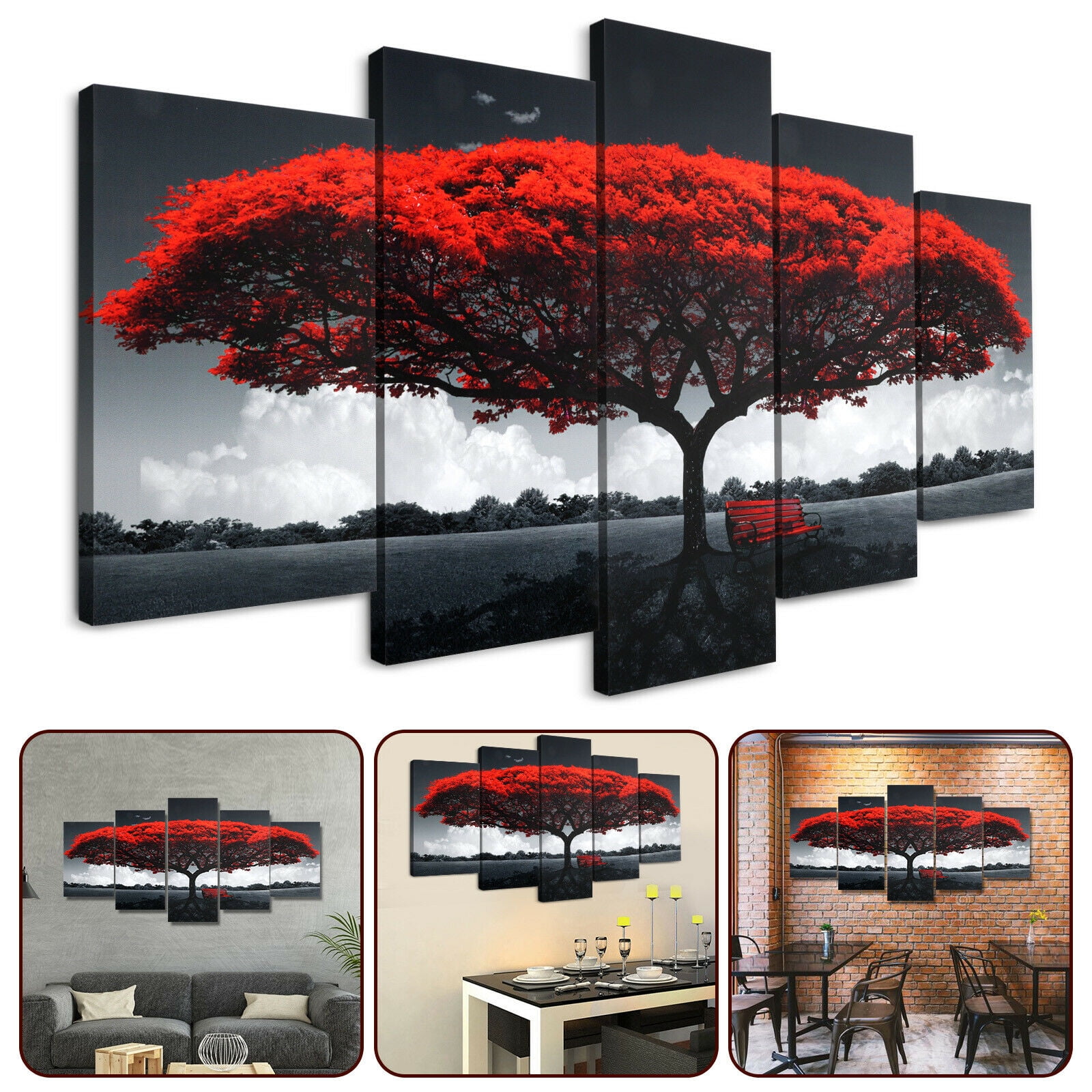 here to give you what you want Best Price 5Pcs Canvas Print Paintings