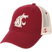 NCAA Washington State Cougars Adult Men University Relaxed Cap, Adjustable, Team Color/Stone