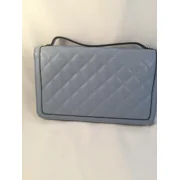 New Michael Kors Sloan Blue Leather Messenger Handbag Blue