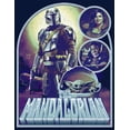 thumbnail image 2 of Boy's Star Wars: The Mandalorian The New Plan  Graphic Tee Navy Blue Large, 2 of 4