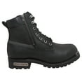 thumbnail image 2 of Biker Reflectante de Doble Cremallera para Hombre de 6 "Negro, Talla - 9.5 RIDETECS  9797-M095, 2 of 2
