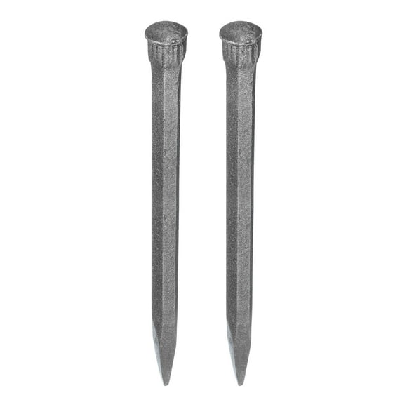 Unique Bargains 2pcs Masonry Chisel for Rock 12.4 Inch Flat End High-Carbon Steel Rock Concrete Mortar Stone Chisel Brick Chisel