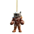 thumbnail image 2 of Interesting Super Wrist Style Rugby Player Acrylic Statue Keychain 2D Design A Sports Souvenir That Fans Can Collect, 2 of 8