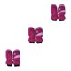 thumbnail image 1 of Ounissouiy 3 pares de manoplas para niños, guantes impermeables para clima frío con gancho, diseño grueso fácil de combinar para actividades Type1 NO1, 1 of 6