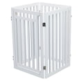 thumbnail image 5 of TRIXIE 4-Panel Foldable Wood Freestanding Pet Gate, Walk Thru Door, Expands to 81.2", White, 5 of 7