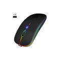 thumbnail image 1 of Mouse Inalámbrico USB MORGB-14 RGB Color Negro, 1 of 5
