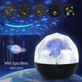 thumbnail image 4 of LED Rotating Projector Starry Night Light Star Sky Light Baby Kids Bedside Lamp, 4 of 11