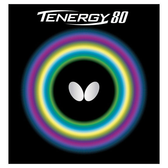 Butterfly Tenergy 80 Table Tennis Rubber, 1.9 mm, Black