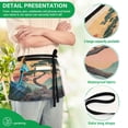 thumbnail image 4 of Yayeee Waist Apron with Pockets for Cooking Waterproof Half Server Aprons, Pine Tree at Dawn, 4 of 7