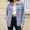 Light Blue, variant on Womens Oversized Denim Jacket,Button Front Loose Fit Jean Jacket with Pockets,Drop Shoulder Casual Vintage Washed Coat for Spring Fall Streetwear Black L