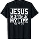 thumbnail image 1 of Jesus Changed My Life Asked Me How Christ Devotee Jesus Camiseta, 1 of 2