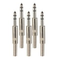 thumbnail image 1 of 5pcs 6.35mm 1/4 '' Conector de de Del Adaptador Del Adaptador Del Adaptador de a Hugo Adaptador de enchufe de micrófono, 1 of 9