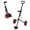 Black, variant on Young Gun Kids Adjustable Golf Cart for Junior Golfers 3-14 Years Old - Black/Grey